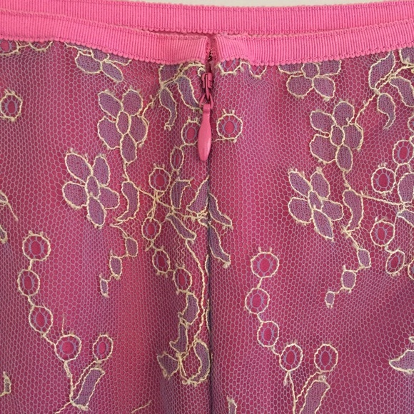 BARNEYS Pink Silk Skirt - Picture 4 of 8